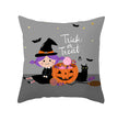 Halloween new pumpkin black cat pillowcase