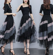 New Women's Summer Adult Lady Like Woman Western Style Youthful-looking Lightly Mature Fashion Tulle Skirt