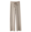 Women's Autumn And Winter Drape Knit Wide-leg Pants