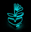 White Clown Scary Funny Halloween Luminous Mask