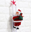 Climbing Ladder Electric Santa Claus Climbing Red Ladder Doll Toy
