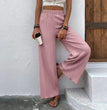 Women's Clothing Casual Loose Slimming Crumpled Wide-leg Pants