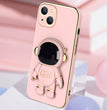 3D Astronaut Phone Case Anti-Drop Electroplating Bracket