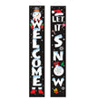 Christmas curtain couplet