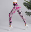 Two-color Tie-dye Tie-float High Waist Hip Lift Sports Running Fitness Pants