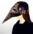 Domineering plague long beak doctor mask halloween