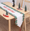 Christmas Table Flag Double Printing Snowman Table Mat