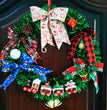 Halloween Door Hanging Wreath Supplies Decoration Halloween Witch Hat Leg Pumpkin Door Wreath Halloween For Home Party Supplies