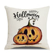 Halloween New Pumpkin English Alphabet Cartoon Car Sofa Cushion Waist Pillowcase
