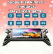 (Pocket Gaming) X9 Handheld Game Console, Portable Game Console, Suitable for Home and Travel, Protective Case, Gaming Products, Controller Grip, Durable Joystick Protection Rechargeable
