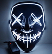 Black V Halloween Horror Glowing Mask
