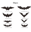 Halloween Bat Spider Wall Stickers Three-dimensional Decoration Window Scene Layout Wall Stickers 12