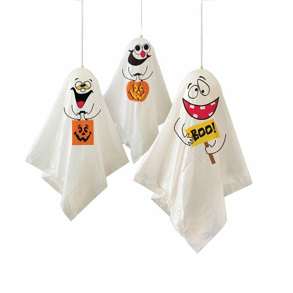 Fabric Mini Halloween Hanging Ghost Party Decoration Can Be Used As Finger Doll Cake Card Pumpkin
