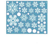 Static glass window Christmas and New Year glass stickers