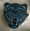 Halloween Glowing Face Cover Led Light Dance For Halloween Festival Party Headwear Music Head Props Bar Face Accessories