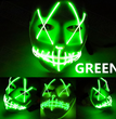 Halloween Led Glowing Full Face Mask