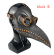 Gear Duke Halloween Gothic Black PU Beak Mask