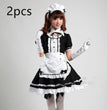 Black and white maid anime costume