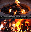 Simulation Skull Halloween Frightening Decoration Home Decor Wood Fire Pit Fireplace Burning Horror Atmosphere Props Decoration
