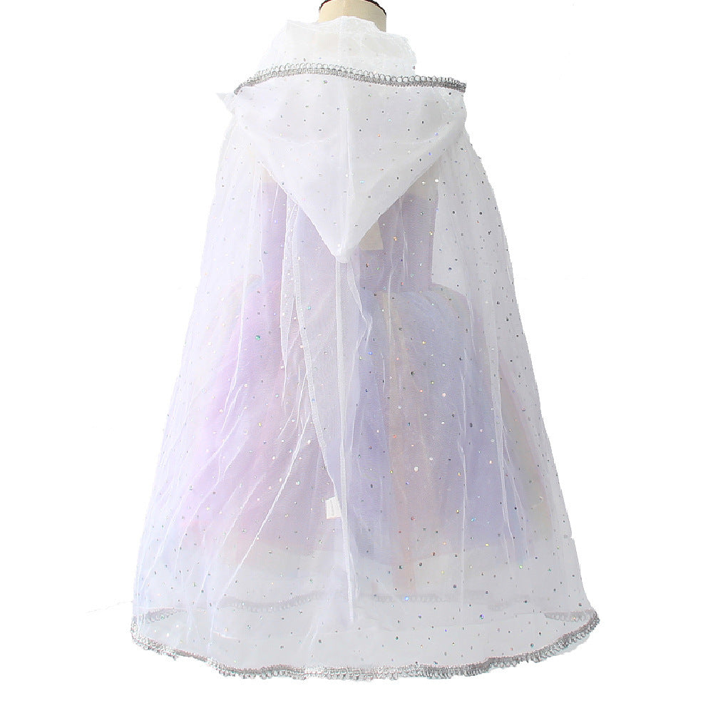 Princess Cloak Halloween Children Witch Cloak