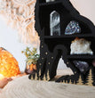 Wolf-shaped Moon Crystal Shelf Halloween Shelves