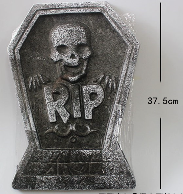 Halloween Decoration Environmentally Friendly Horror Atmosphere Skull Foam Tombstone