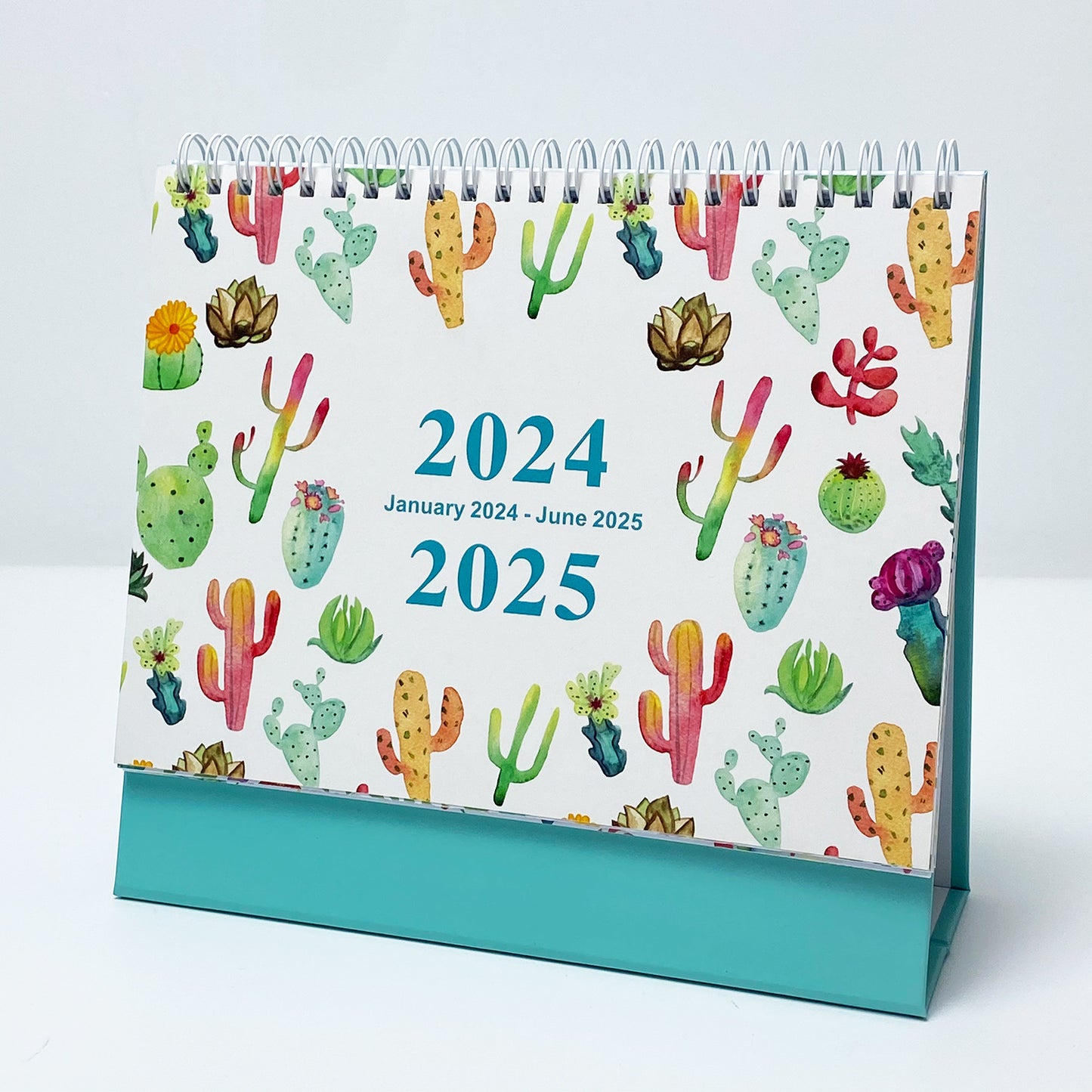 2024 English Creative Simple Desk Calendar