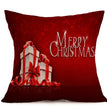 Christmas festive pattern car sofa pillow pillowcase