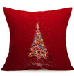 Christmas festive pattern car sofa pillow pillowcase