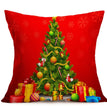 Christmas festive pattern car sofa pillow pillowcase