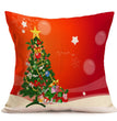 Christmas festive pattern car sofa pillow pillowcase