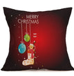 Christmas festive pattern car sofa pillow pillowcase