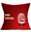 Christmas festive pattern car sofa pillow pillowcase