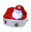 Christmas Decorations Non-woven Cartoon Applique Luminous Hat