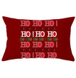 Christmas peach leather pillowcase