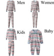 Christmas parent-child long sleeve suit