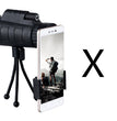 Compatible with Apple, Monocular Telescope Zoom Scope with Compass Phone Clip Tripod