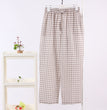 Simple Home Wear Pajama Double-layer Gauze Plus Size Confinement Pants