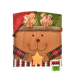 Christmas embroidery chair cover
