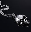 Titanium Steel Cool Skull Necklace