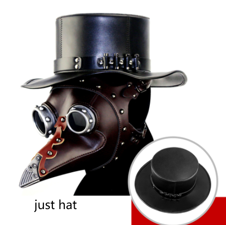 Domineering plague long beak doctor mask halloween
