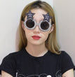 Creative 2024 Happy New Year Party Glasses Supplies Photo Props Holiday Dance Dress Up Funny Glasses