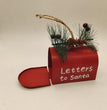 Christmas Wrought Iron Mailbox Decoration Christmas Tree Pendant