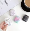 Compatible with Apple, White Marble Case for Airpods Earphone Case