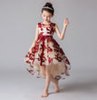 Children's princess dress lace trailing costumes