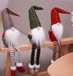 Christmas decorations, European and American style, small forest, old man, no face doll, figurine decoration, window display