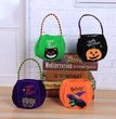 Halloween pumpkin tote bag