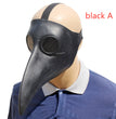 Gear Duke Halloween Gothic Black PU Beak Mask