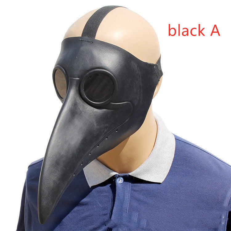 Gear Duke Halloween Gothic Black PU Beak Mask