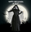Scary Women's Cosplay Costumes Halloween Party Carnival Wedding Bride Dress Evil Ghost Vampire Anime Game Outfit Headwear